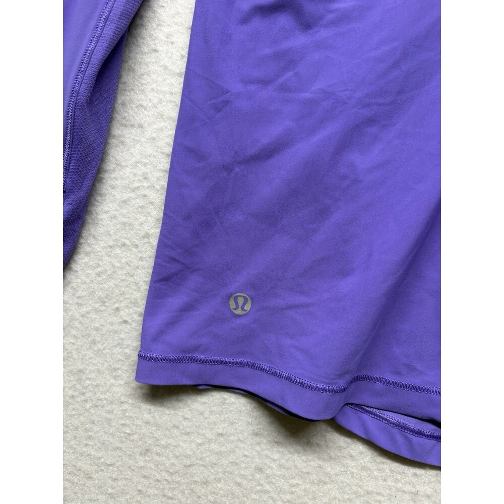Lululemon Runbeam Long Sleeve Women’s 6 Shirt Power Purple Yoga Thumbholes Gym - Picture 3 of 4
